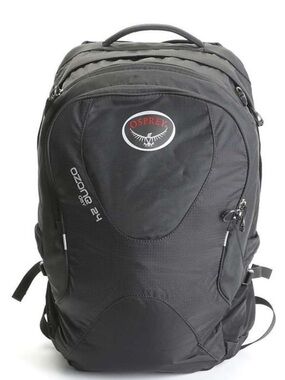 Osprey Ozone 46 Day Black Travel Backpack Carry On Hiking Laptop Bag